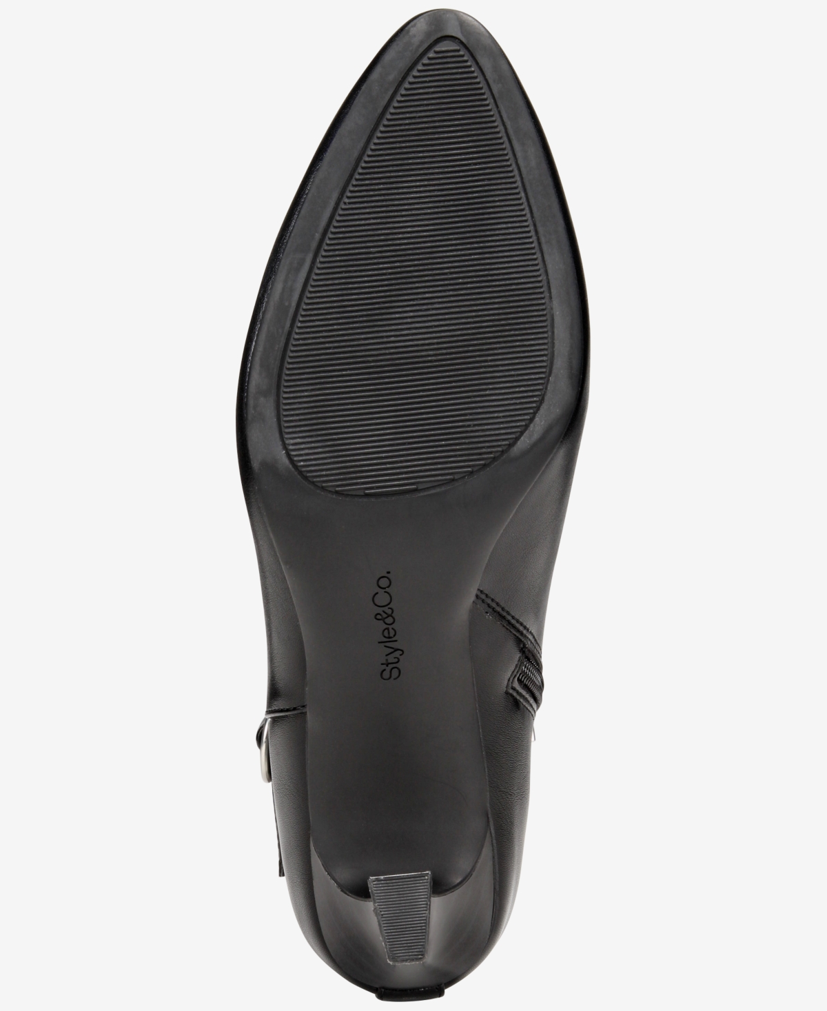 Macy's Women's Belt Almond Toe Booties