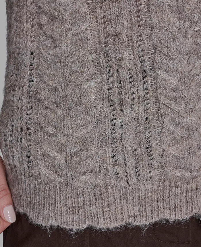 Women's Short Sleeve Crewneck Sweater - thumbnail 2