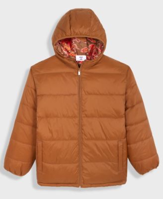 Men's Reversible Hooded Puffer Jacket, Macy's Exclusive