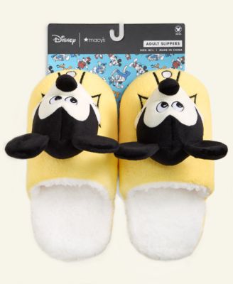 Adult's Unisex Mickey Mouse 3D Slide-On Slippers, Macy's Exclusive