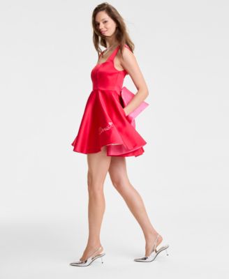 Women's Minnie Mouse Bow-Back Fit & Flare Party Dress, Macy's Exclusive
