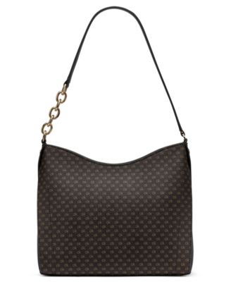 Nova Top Zipper Mini Signature Chain Shoulder Bag