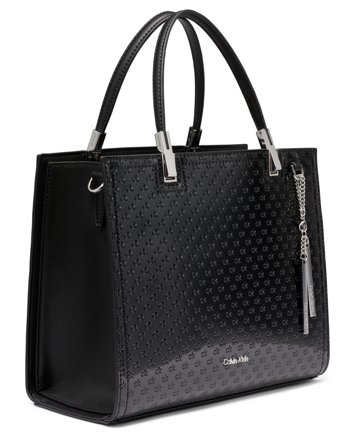 Calvin Klein Women's Verne Small Satchel Bag In Black