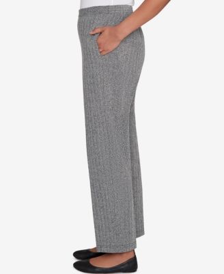 Women's Jet Setter Herringbone Knit Medium Length Pants