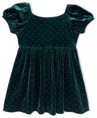 Blueberi Boulevard Baby Girls' Stretch Velvet Dress - Macy's