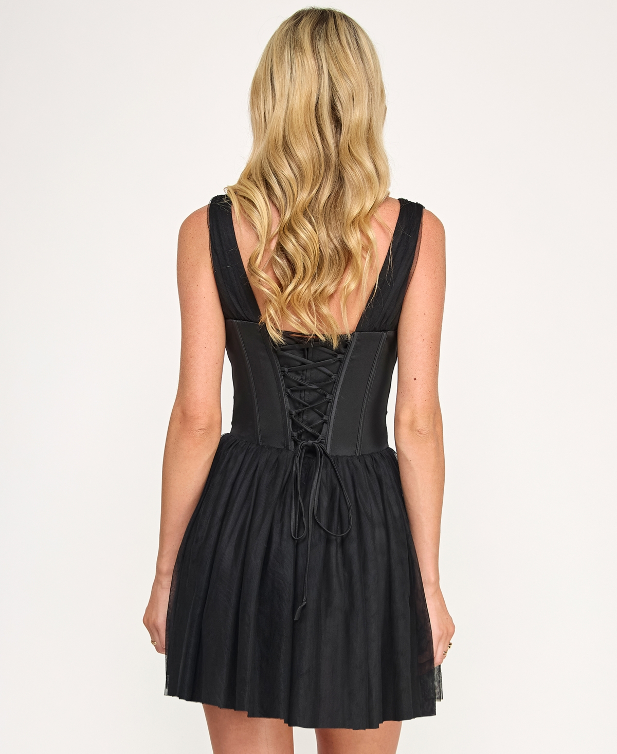 Katia Rae Juniors' V-neck Tank Ballet Dress In Black
