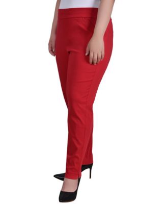 Plus Size Slim Pull On Pants