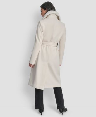 Women's Single-Breasted Pillow Collar Coat