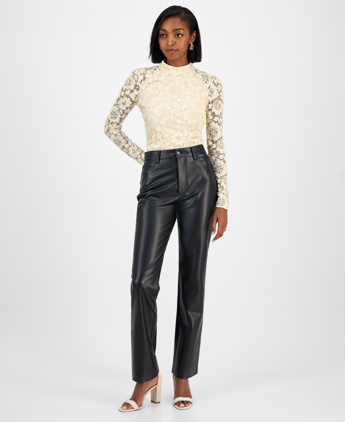Guess Women's 80s Straight Pant In Black