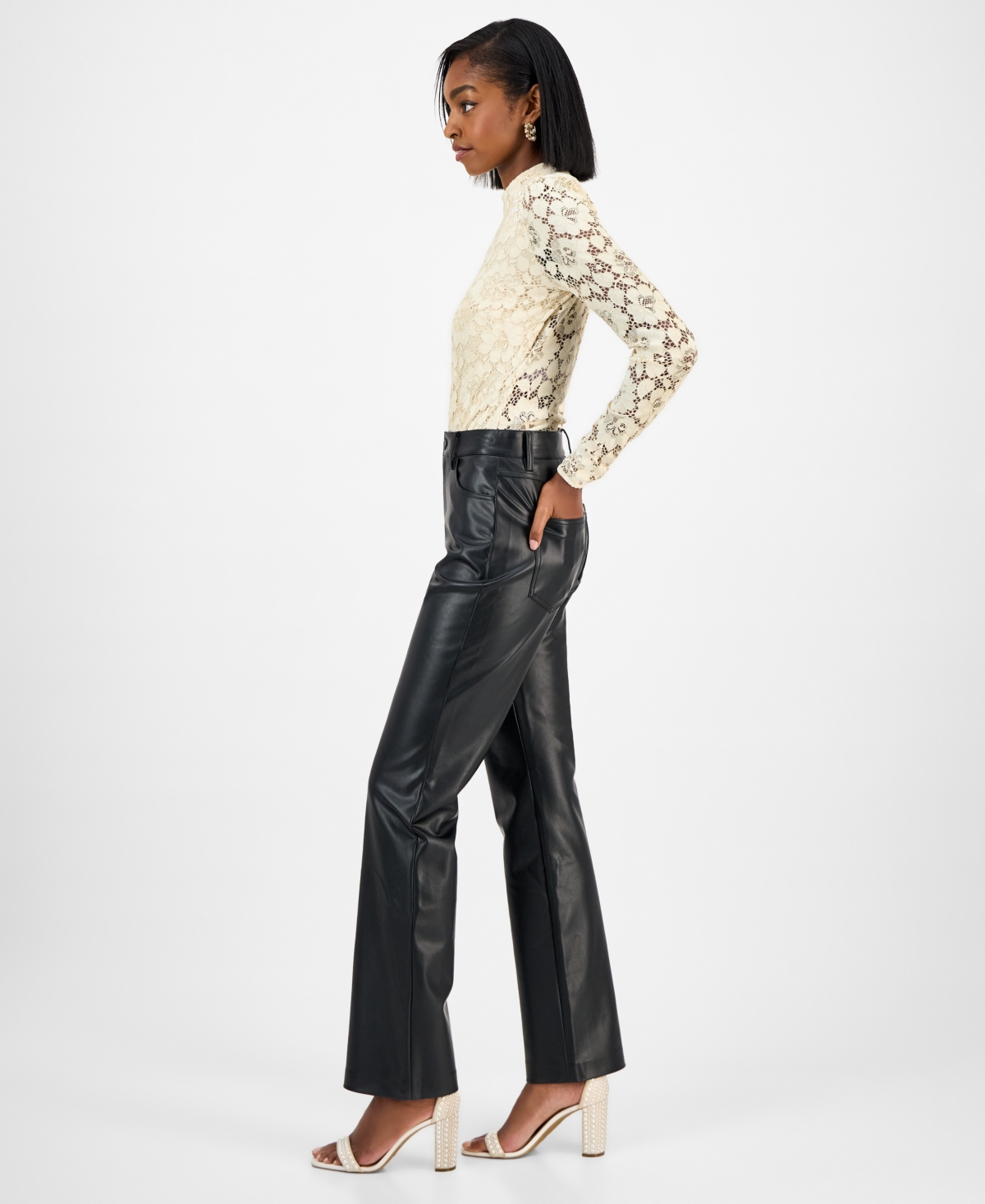 Guess Women's 80s Straight Pant In Black