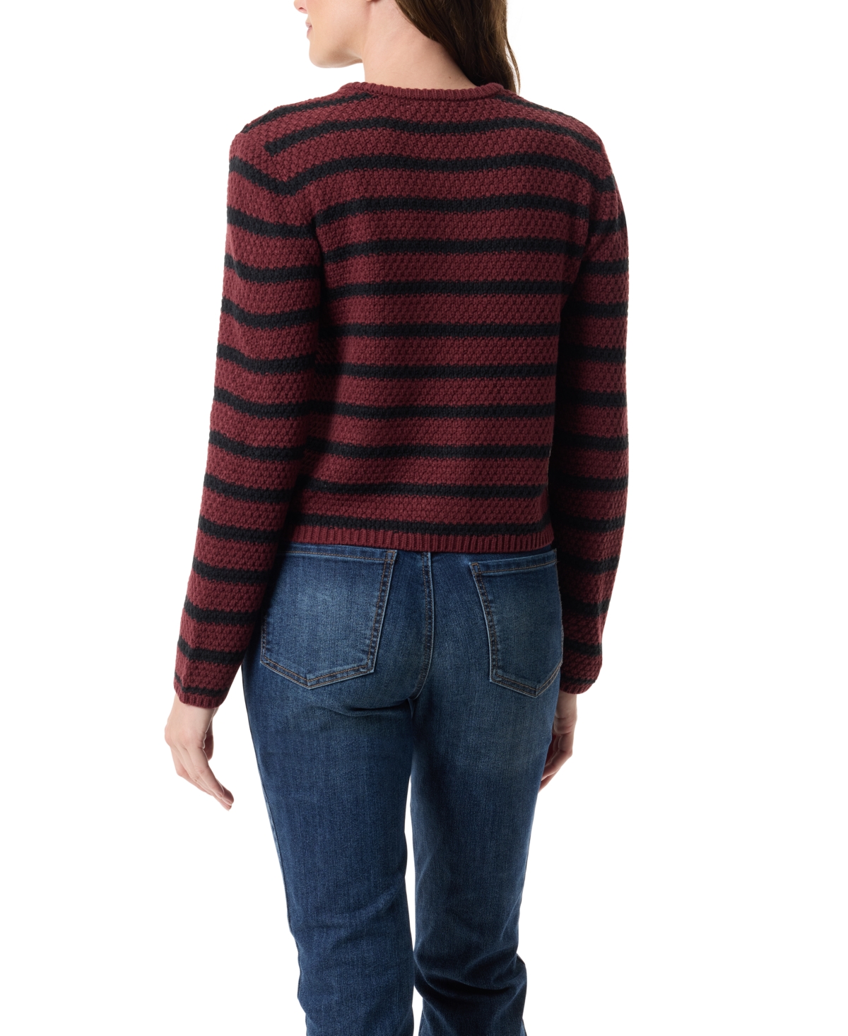 Gloria Vanderbilt Women's Lorin Crew Neck Cardigan Sweater In Red