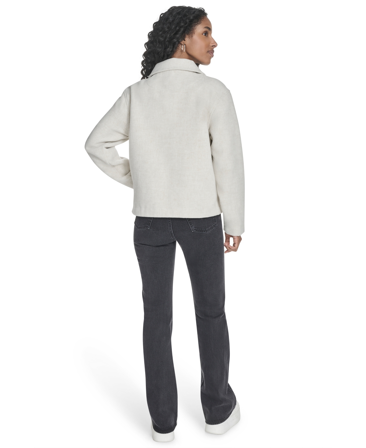 Levi's Women's Laydown Collar Jacket In Gray