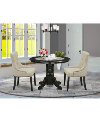 Dining Room Set Black, SHFR3-BLK-02