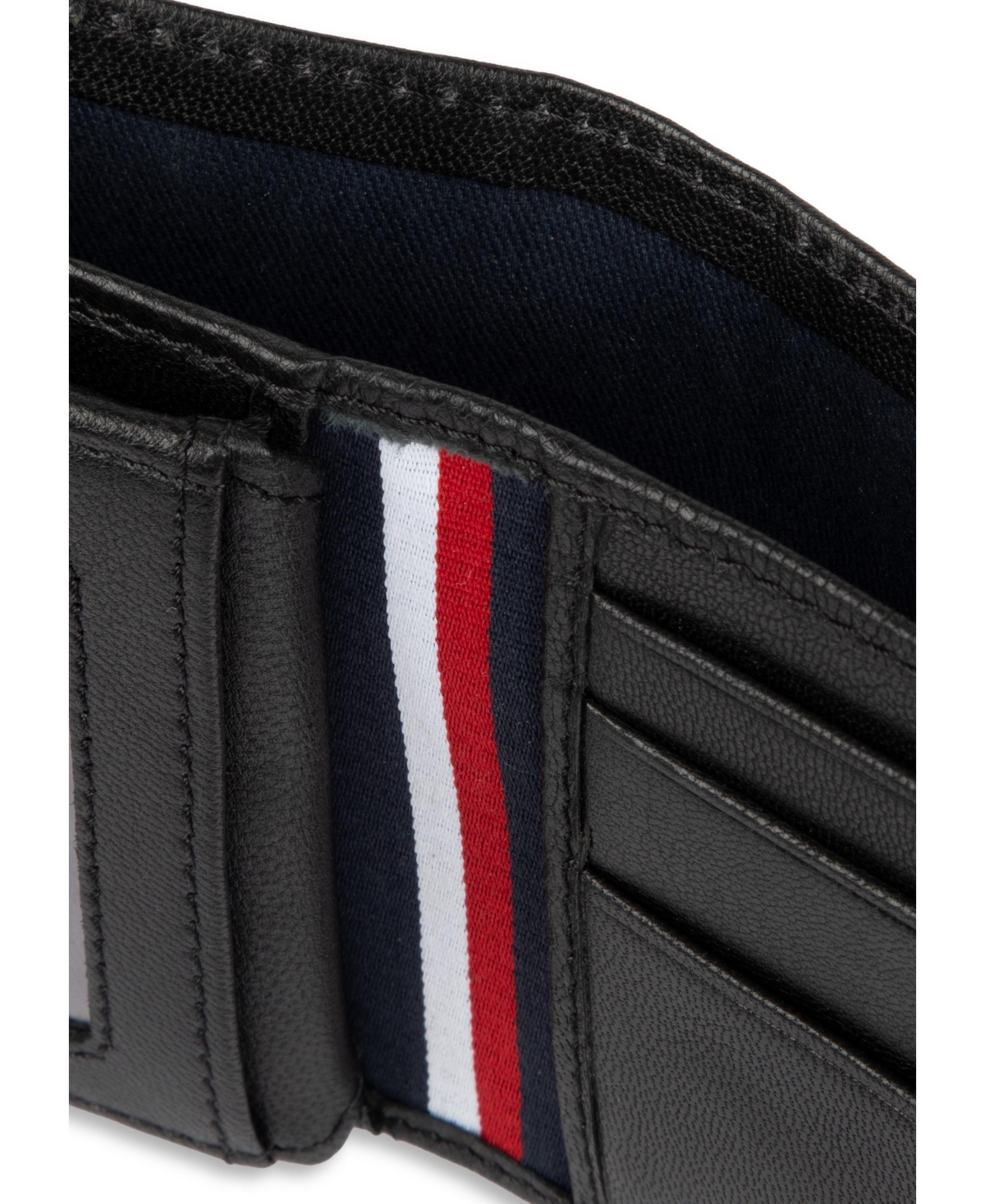 Tommy Hilfiger Men's Trifold Rfid Wallet In Black
