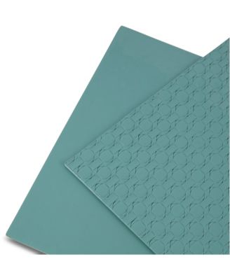 Stratham Reversible Faux Leather Rectangular Placemats, Set of 4, 12" x 18"