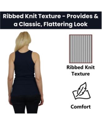 Women's Loose Fit Ribbed Tank Top