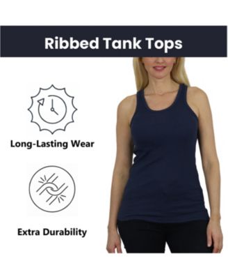 Women's Loose Fit Ribbed Tank Top