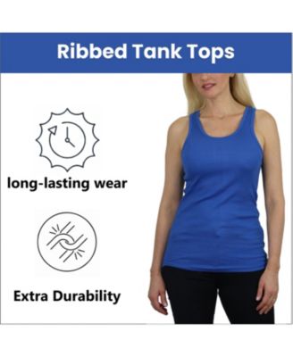 Women's Loose Fit Ribbed Tank Top