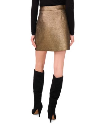 Women's Zipper Mini Skirt