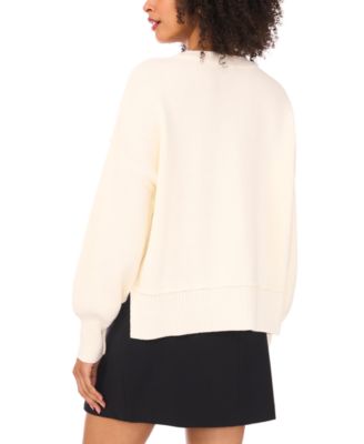 Women's Long Sleeve Drop Shoulder Sweater
