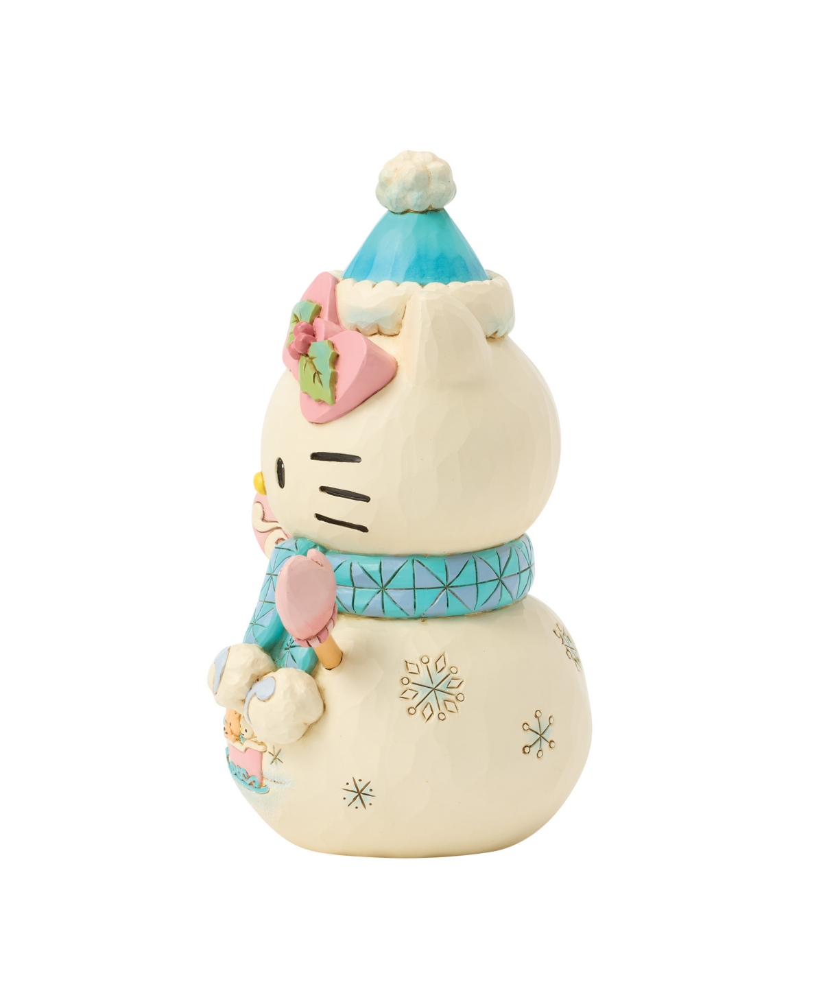 Jim Shore Hello Kitty Snowman Figurine In Multi