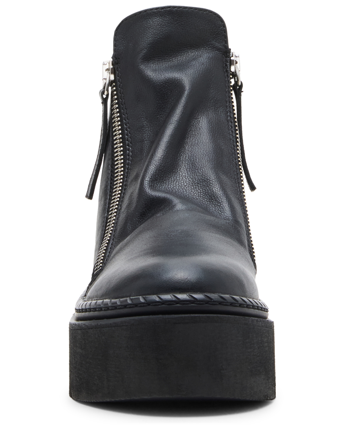 Steve Madden Drift Platform Wedge Booties In Black