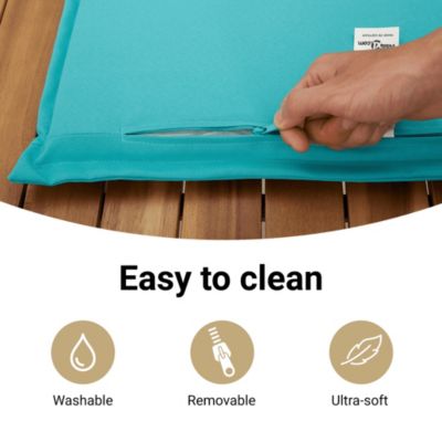 Garden Sofa Black Poly Rattan 2-Seater Adjustable Feet