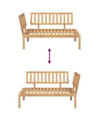 Pallet Corner Sofa Brown Solid acacia wood Modular Garden Sofa