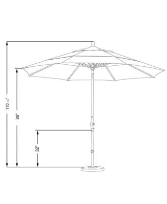 11' Golden State Series Patio Umbrella