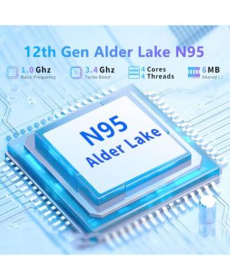 Gaming Laptop, 15.6 Inch Laptop Computer, Laptops 16GB RAM 512GB SSD, 12th Gen N95 Processor (Up to 3.4GHz), Supports 180 Angle Opening Backlit Keyboard Fingerprint Unlock FHD IPS 19201080 MINI-HDMI