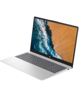 15.6" Portable Laptop (Include 1 Year Microsoft 365), HD Display, Intel Quad-Core N200 Processor, 16GB RAM, 128GB Storage, Wi-Fi 6, Webcam, HDMI, Numeric Keypad, Windows 11 Home, Silver