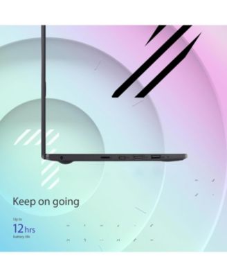 Vivobook Go 11.6” HD Slim Laptop, Intel Dual Core N4500, Intel Graphics, 4GB, 128GB, Windows 11 Home, SonicMaster, ErgoSense, Black, L210KA-ES04