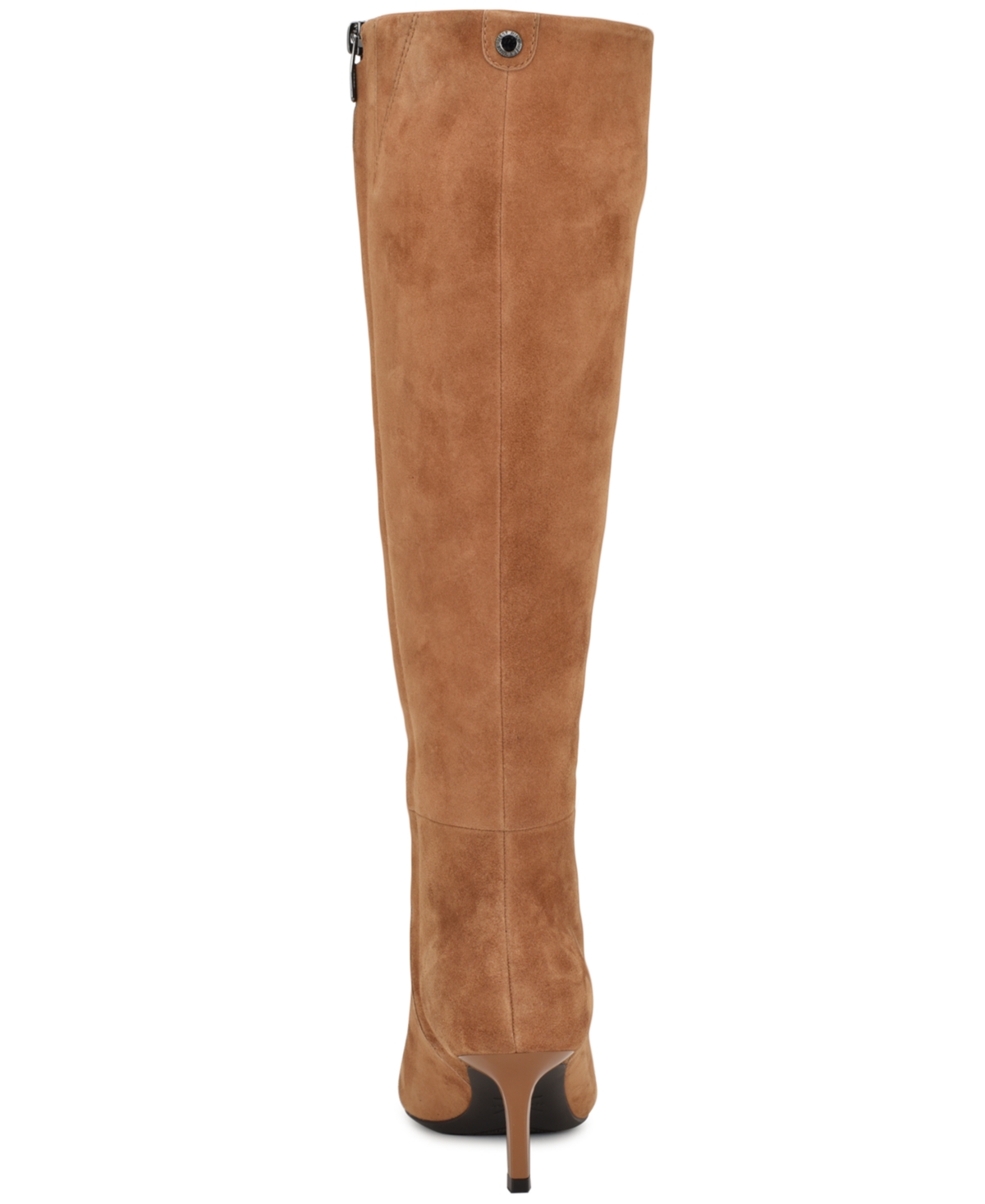 Nine West Womens Kimdee 9x9 Tall Stiletto Dress Boots Regular Wide Calf In Brown