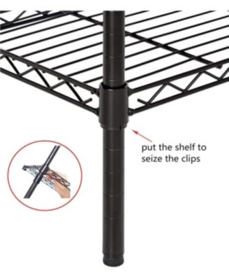 48&#39;&#39;x18&#39;&#39;x71&#39;&#39; Closet Organizer Garment Rack Portable Clothes Hanger Home Shelf