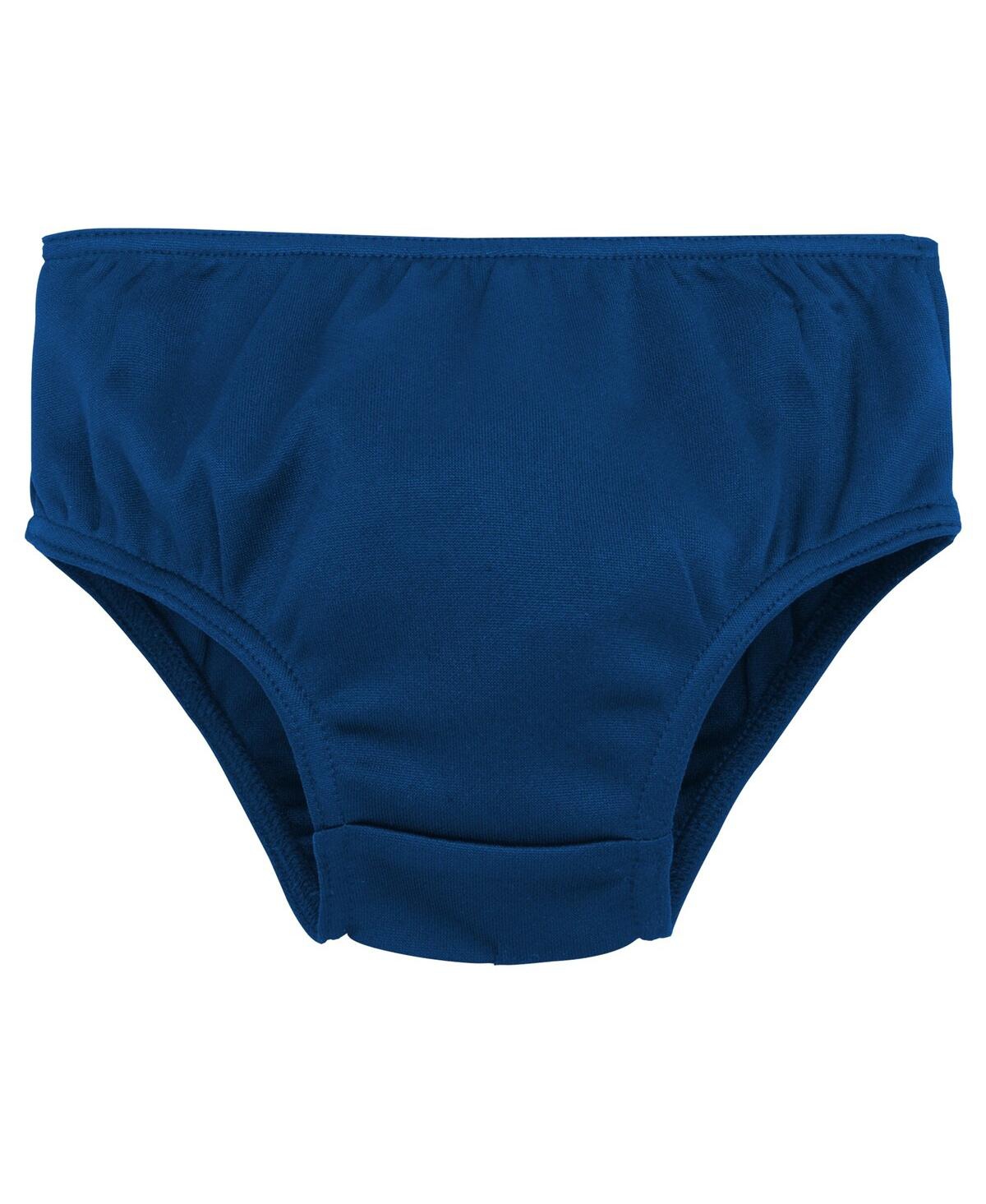 Outerstuff Girls Toddler Royal Indianapolis Colts Cheer Captain Dress With Bloomers In Blue