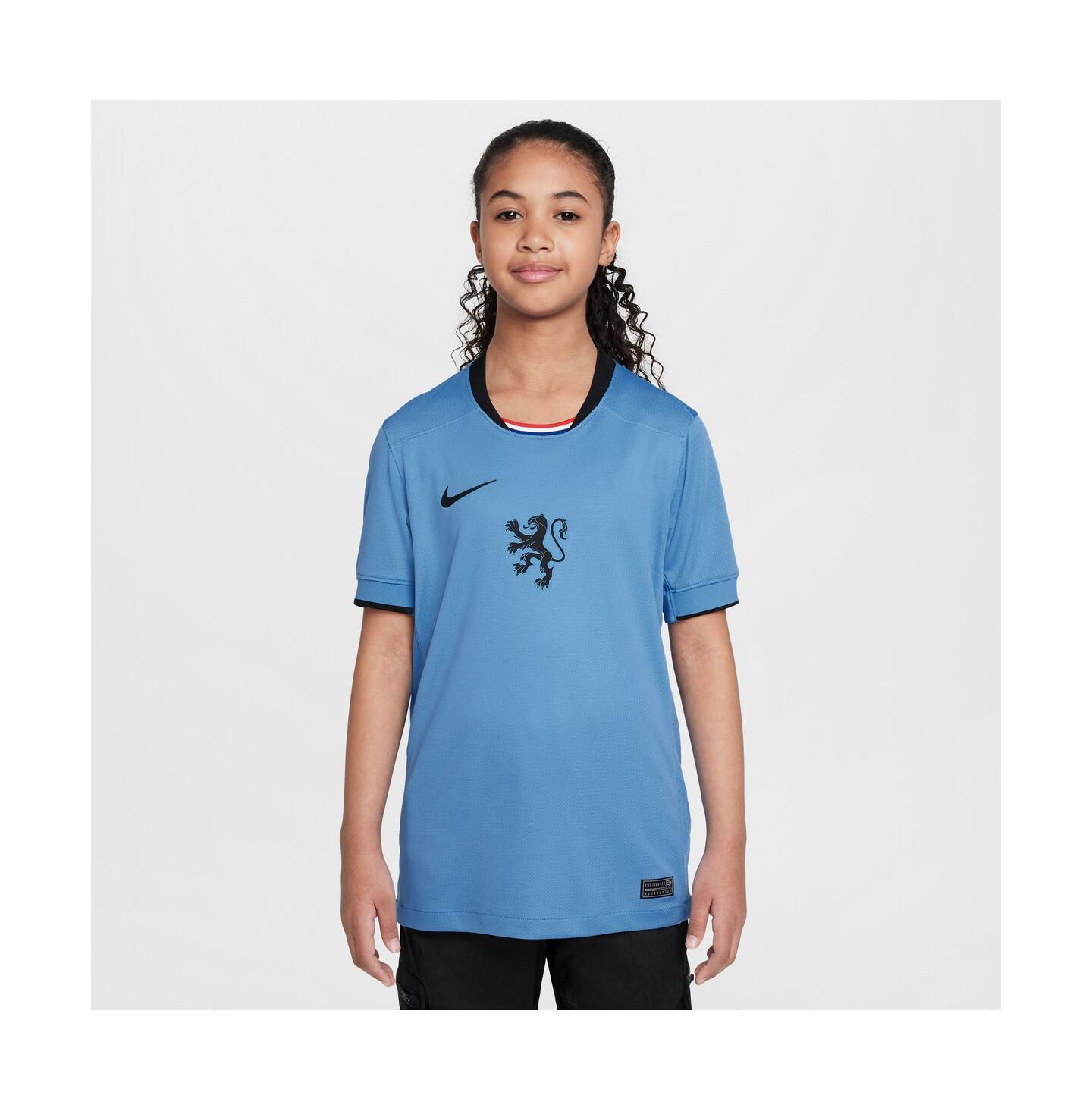 Детский топ Nike Blue Netherlands Women's National Team 2025/26 Away Replica Jersey — фото 1