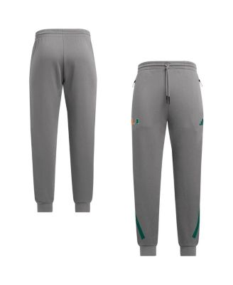 adidas - Gray Miami Hurricanes Z.N.E. Pants