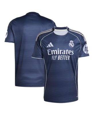 adidas - Men's Blue Real Madrid 2025/26 Away Replica Jersey