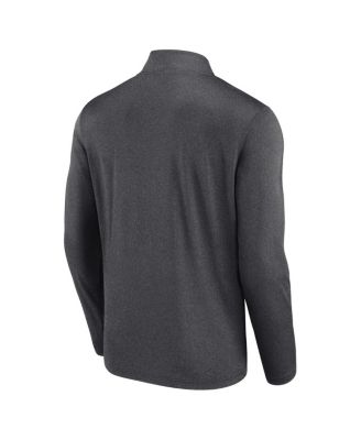 Men's Charcoal Jacksonville Jaguars Head-to-Head Quarter-Zip Pullover Sweatshirt