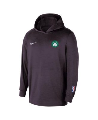 Men's Black Boston Celtics Authentic Practice Yoga Restore Pullover Hoodie
