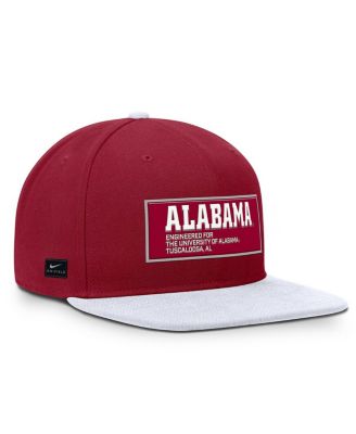 Men's Crimson/White Alabama Crimson Tide 2025 On-Field Patch Pro Dri-FIT Snapback Hat