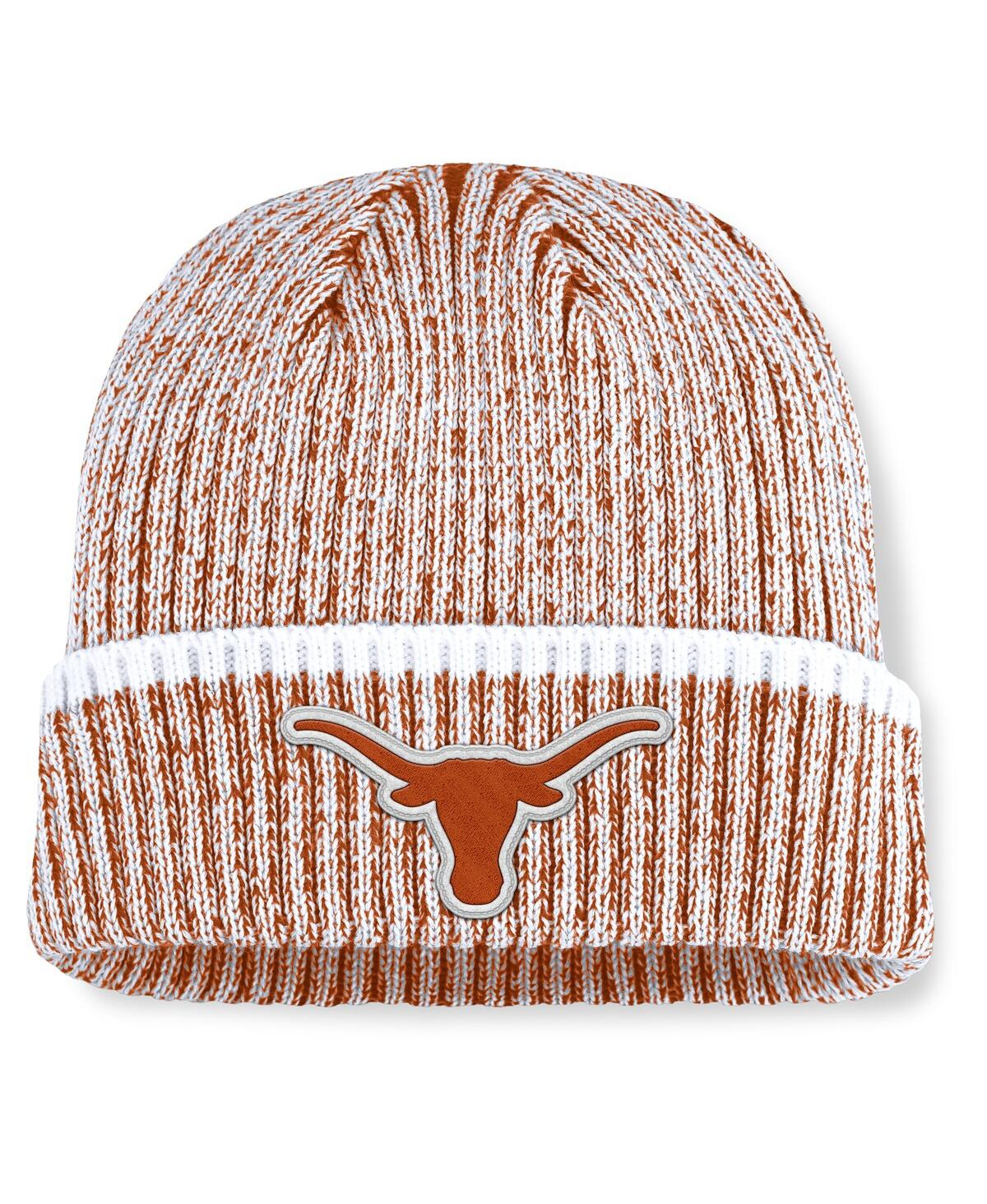 Fanatics Men's Texas Orange/White Texas Longhorns Haze Cuffed Knit Hat
