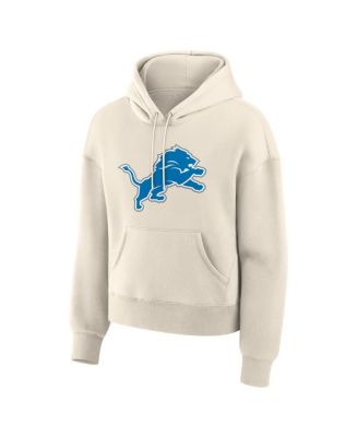 Women's Cream Detroit Lions Dove Legacy Pullover Hoodie