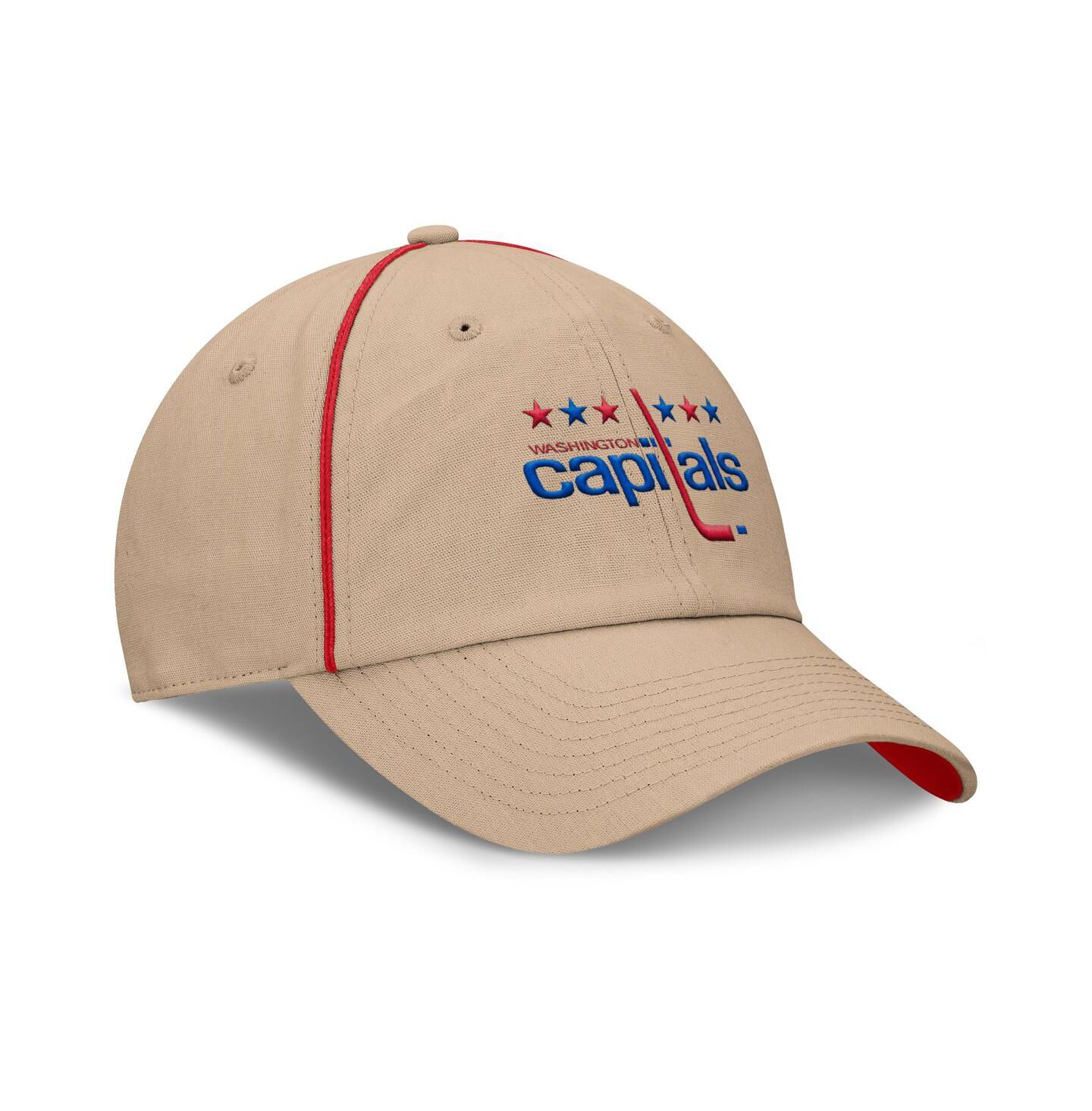 Мужская кепка Fanatics Tan Washington Capitals Heritage Setoff Adjustable Hat — фото 3