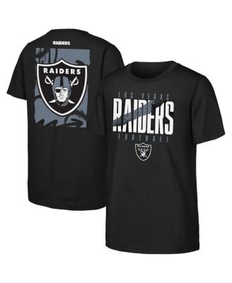 Outerstuff - Big Boys and Girls Black Las Vegas Raiders Posterize T-Shirt