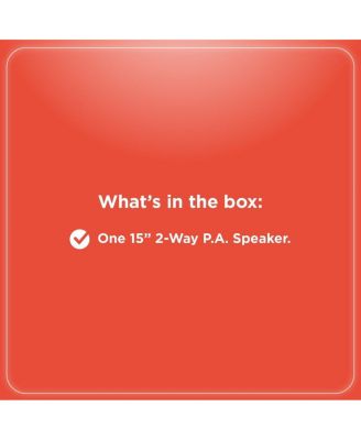 Party Tower 2 Way P.A. PA Speaker 8000 Peak Power With Stand and Remote Control