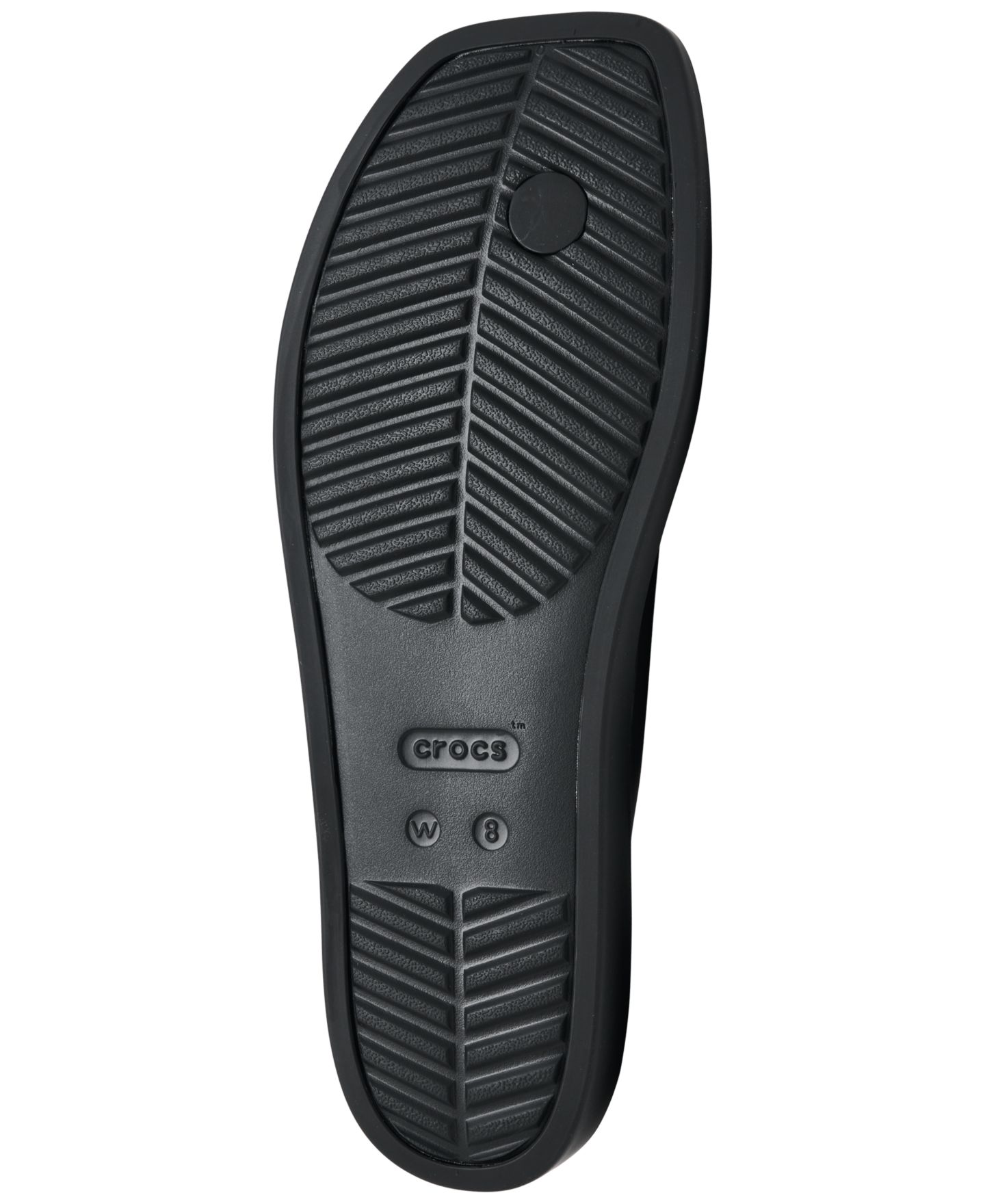 Женские сандалии Crocs Miami Flip-Flop, цвет: Чёрный — фото 6