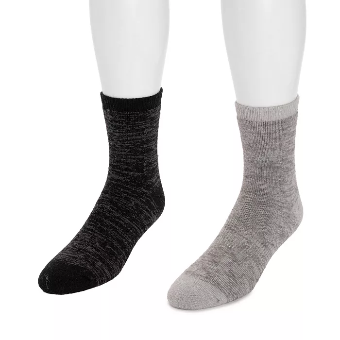 Men's Wool 6 Inch Socks (2 Pair Pack) - thumbnail 2