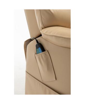 Lounge chair lift chair relax sofa chair sitting room furniture sitting room power supply elderly electric lounge chair (180 degree lying flat)