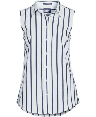 Plus Size No Iron Sleeveless Shirt